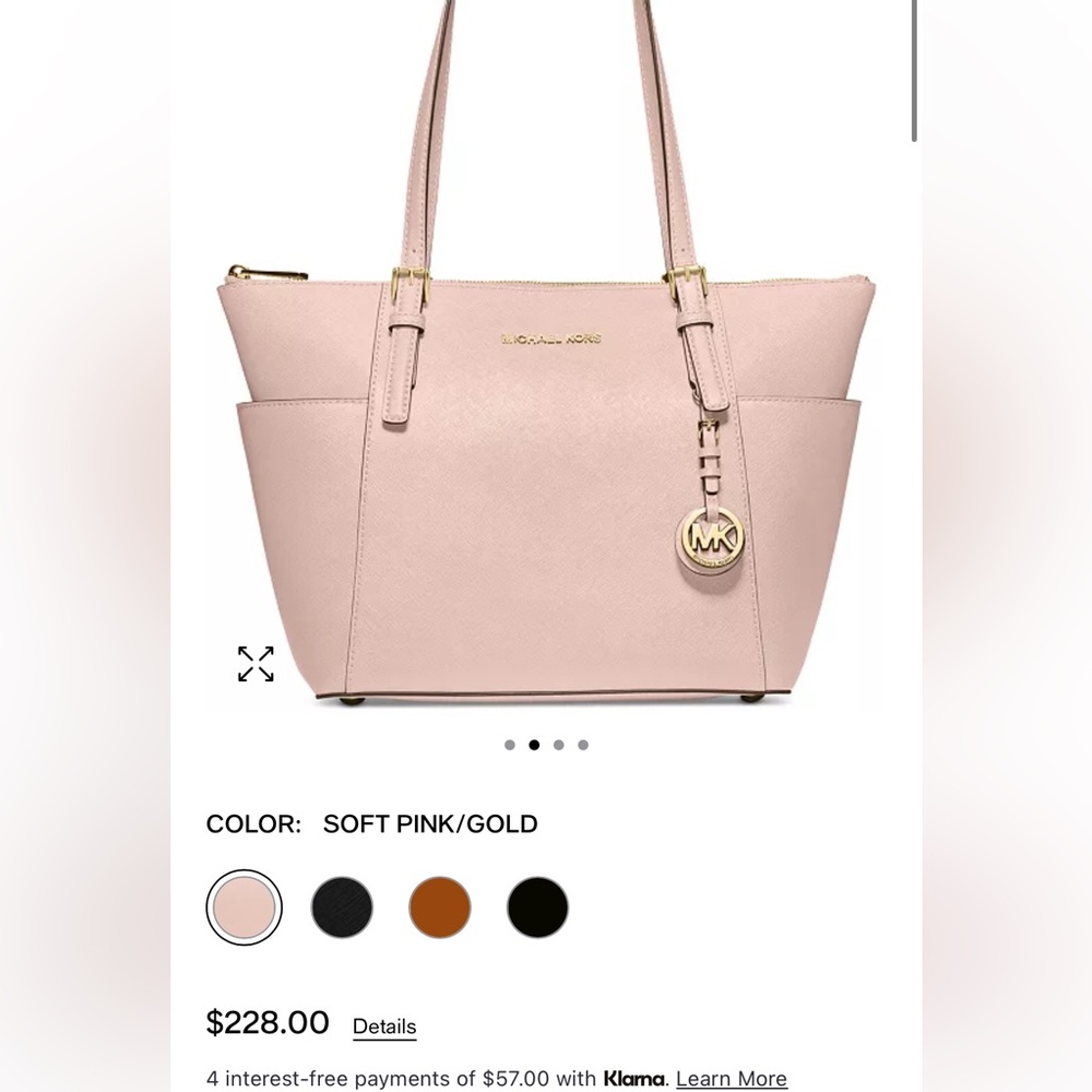 Michael Kors Jet Set East West Top Zip Tote